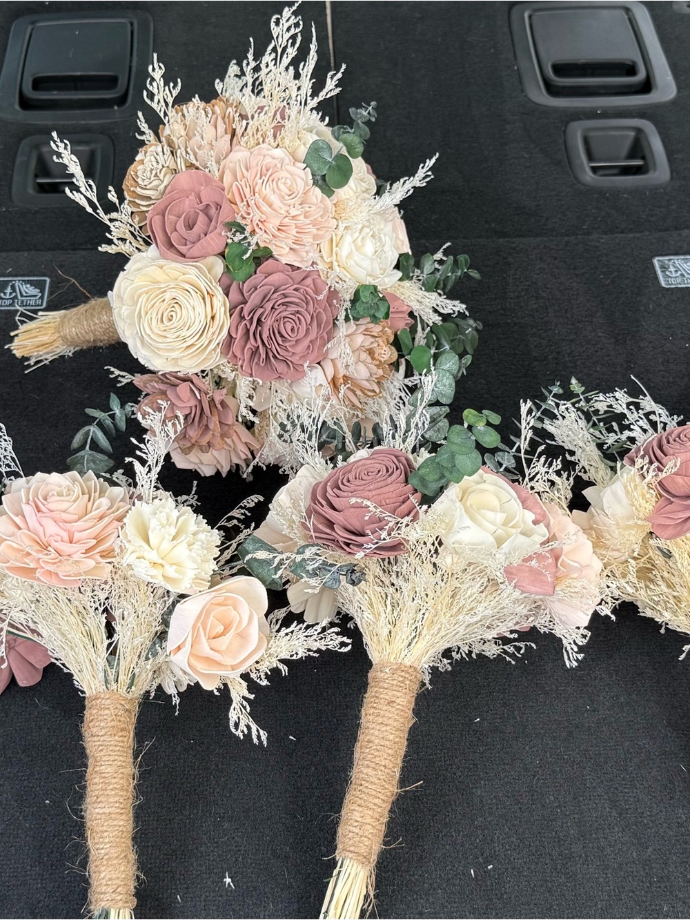 SOLA WOOD FLOWERS Handcrafted Blush & Cream. Custom Made.
